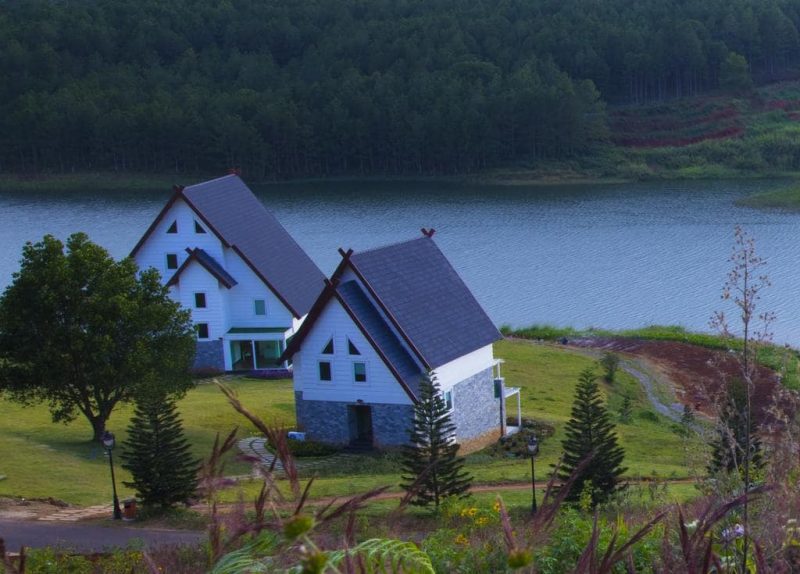 Resort gần hồ Tuyền Lâm